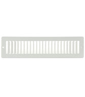 12-in x 2-in Steel White Toe Space Grille