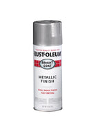 Rust-Oleum Stops Rust Satin Metallic Aluminum Metallic Spray Paint (NET WT. 11-oz)