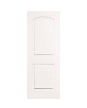 Load image into Gallery viewer, 28 in. x 80 in. 2 Panel Roundtop Hollow Core White Primed Wood Interior Door Slab
