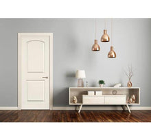 Load image into Gallery viewer, 28 in. x 80 in. 2 Panel Roundtop Hollow Core White Primed Wood Interior Door Slab
