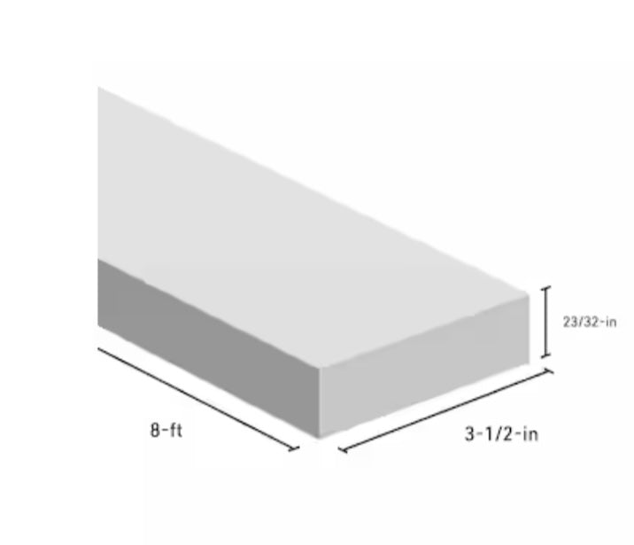 RELIABILT Primed Radiata Pine Board 1x4x8 – Denali Building Supply