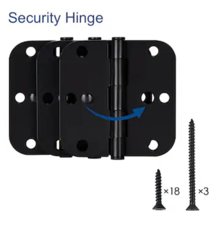 RELIABILT 3-1/2-in H x 5/8-in Radius Oil-Rubbed Bronze Security Interi ...