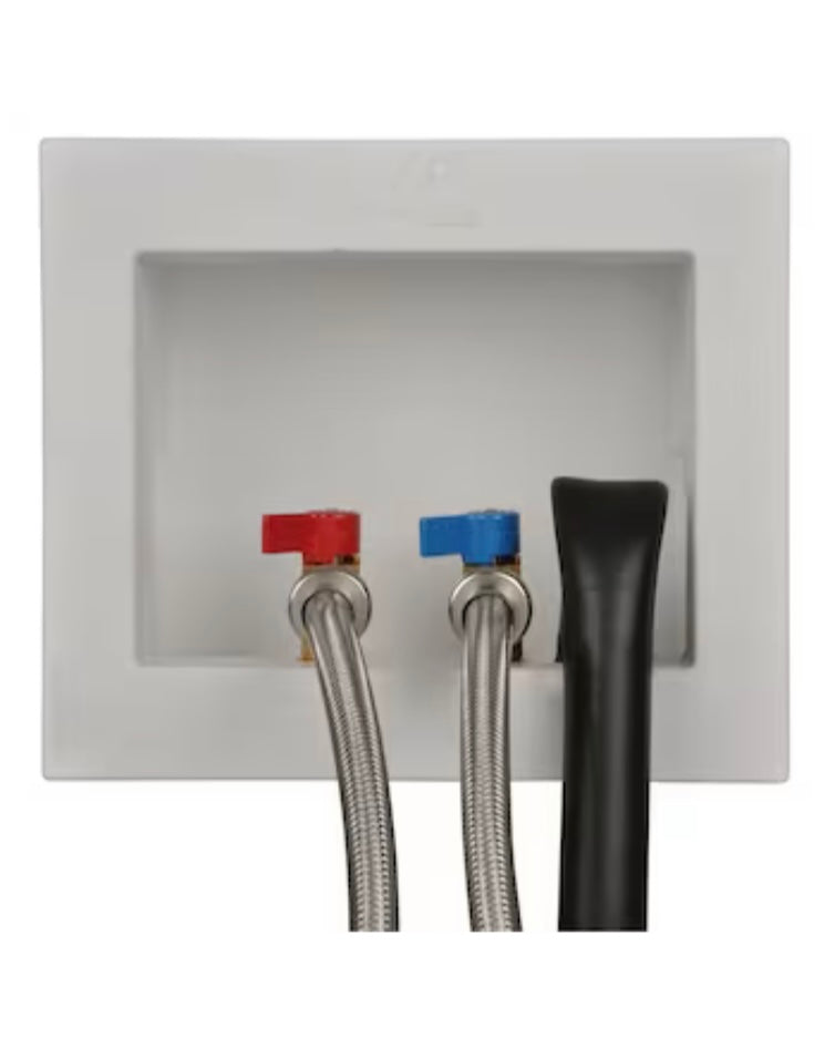 SharkBite Quarter Turn Ball Valve PEX Washing Machine Outlet Box SharkBite Quarter Turn Ball Valve PEX Washing Machine Outlet Box