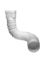 Spectra Universal Ground Spout Extension White Polymer 24-in White Downspout Extension