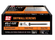 #6 x 1-5/8-in Bugle Coarse Thread Drywall Screws (1-lb)