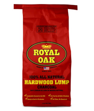 Load image into Gallery viewer, Royal Oak Lump Charcoal, All Natural Hardwood Charcoal, 15.4 lbs
