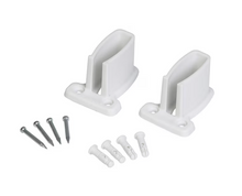 Load image into Gallery viewer, Fixed Mount White Shelf Bracket (2-Pack)
