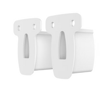 Load image into Gallery viewer, Fixed Mount White Shelf Bracket (2-Pack)
