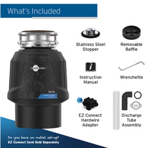 Load image into Gallery viewer, Non-corded 3/4-HP Continuous Feed Garbage Disposal
