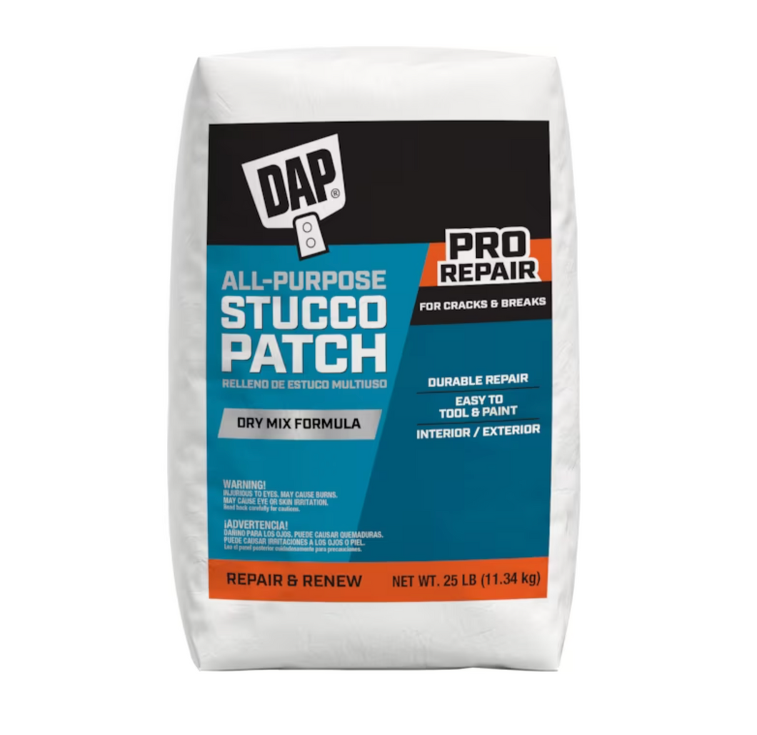 25-lb Waterproof Interior/Exterior White Stucco Patch
