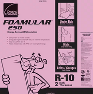 FOAMULAR 250 2 in. x 48 in. x 8 ft. R-10 Scored Squared Edge Foam Board Insulation Sheathing