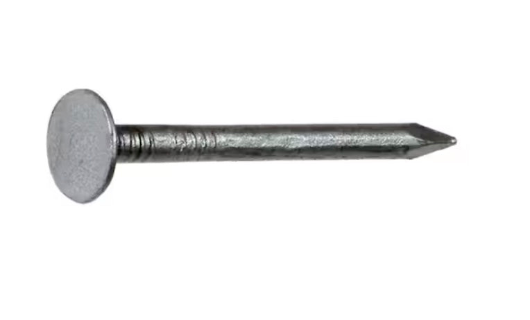 1-1/2 in. x 12-Gauge Smooth Shank Flat Head Aluminum Siding Nails 1 lb. Box