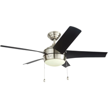 Load image into Gallery viewer, Windward 44 in. LED Brushed Nickel Ceiling Fan with Light Kit
