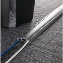 Load image into Gallery viewer, 5 ft. Cord Protector with 3-Channels, Dark Gray
