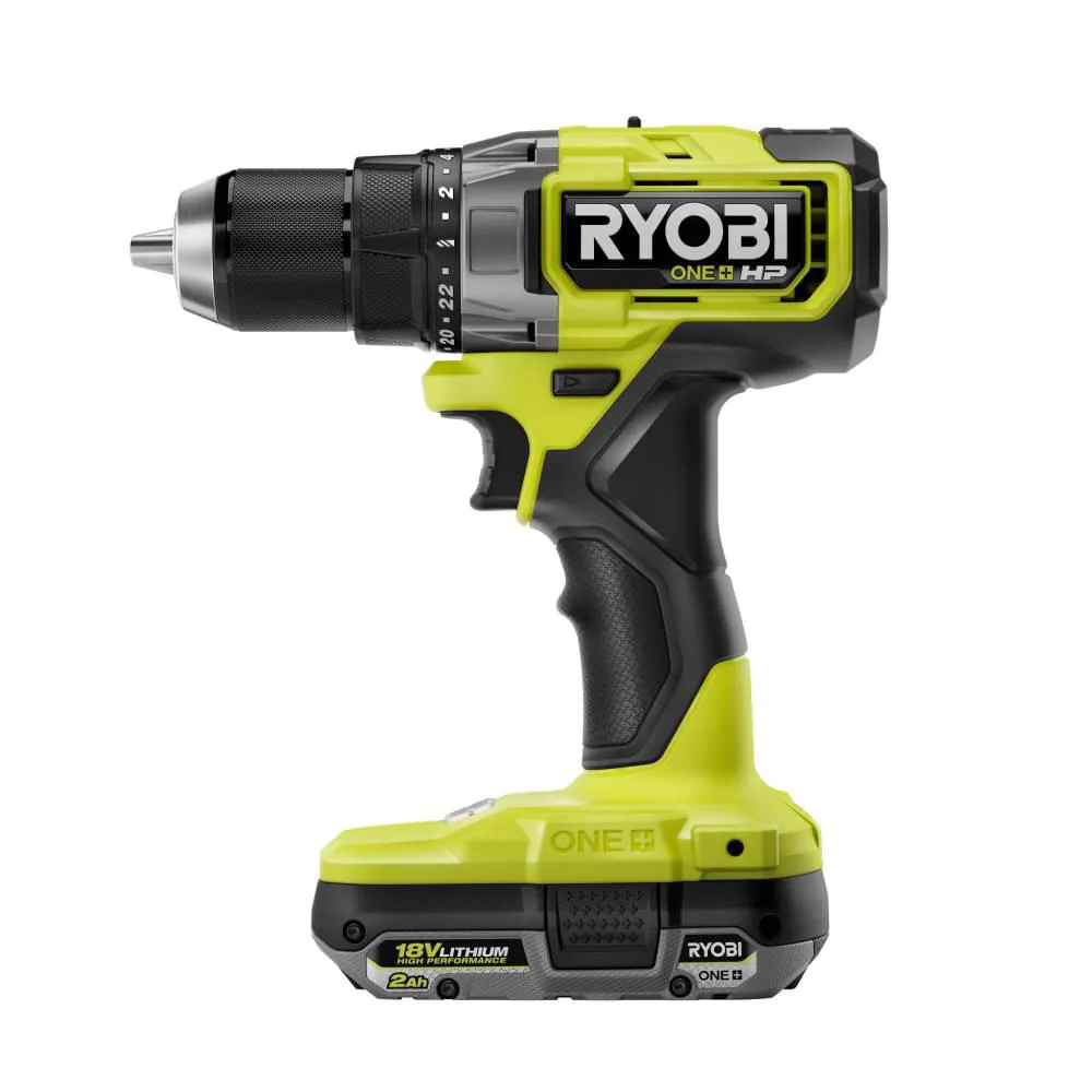 Ryobi 18-Volt ONE+ Lithium-Ion Cordless 2-Tool Combo Kit w/ Drill/Driver,  Impact Driver, (2) 1.5 Ah Batteries, Charger and Bag 