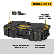 Load image into Gallery viewer, TOUGHSYSTEM 2.0 22 in. Small Tool Box
