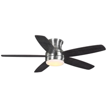 Load image into Gallery viewer, Ashby Park 52 in. White Color Changing Integrated LED Brushed Nickel Ceiling Fan with Light Kit and Remote Control
