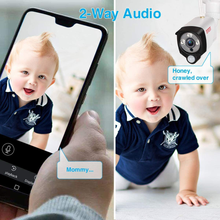 Load image into Gallery viewer, [Add -on 3MP Camera] Tonton 3MP Ultra HD Wireless IP Network Camera Outdoor Indoor Security Camera with PIR Sensor, 2 Way Audio, Floodlight, Suitable for All of Tonton NVR and All in one Kits
