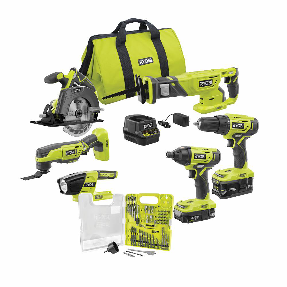18-Volt One+ Cordless Reciprocating Saw Kit with Battery and Charger