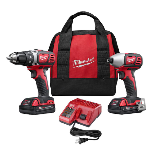 M18 18-Volt Lithium-Ion Cordless Drill Driver/Impact Driver Combo Kit w/ Two 1.5Ah Batteries, Charger Tool Bag (2-Tool)