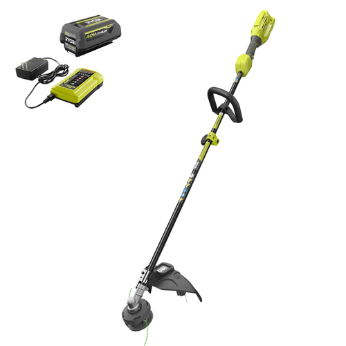 40-Volt Lithium-Ion Cordless Attachment Capable String Trimmer with 4.0 Ah Battery and Charger Included