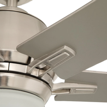 Load image into Gallery viewer, Kensgrove 54 in. Integrated LED Brushed Nickel Ceiling Fan with Light and Remote Control
