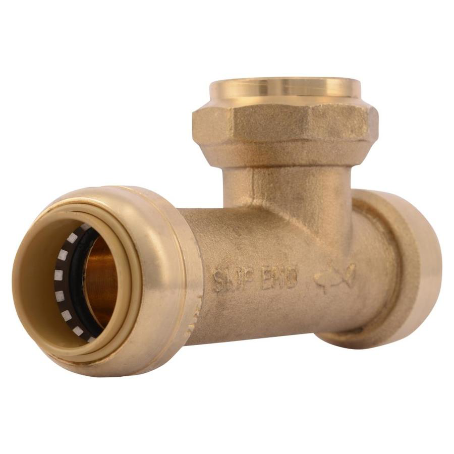 SharkBite 3/4-in Push-to-Connect x 3/4-in Push-to-Connect x 3/4-in FNPT Expansion Tank Slip Tee