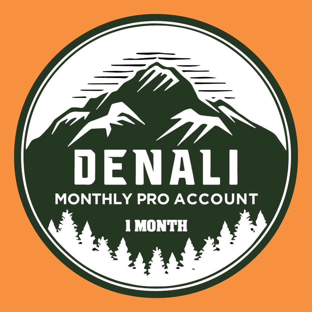Denali Monthly Pro Account - contractor membership, builder, DIYer
