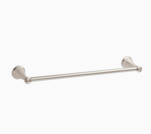 Load image into Gallery viewer, Style Selections Bailey 18-in Brushed Nickel Wall Mount Single Towel Bar
