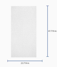 Load image into Gallery viewer, Armstrong Ceilings 48-in x 24-in Textured Contractor 10-Pack White Fissured 15/16-in Drop Acoustic Panel Ceiling Tiles
