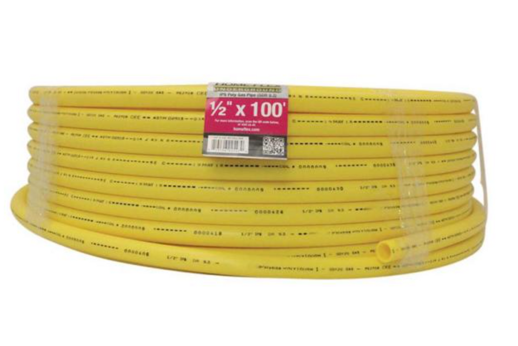1/2 in. IPS x 100 ft. DR 9.3 Underground Yellow Polyethylene Gas Pipe