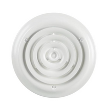Load image into Gallery viewer, 8 in. Steel Round Diffuser in White
