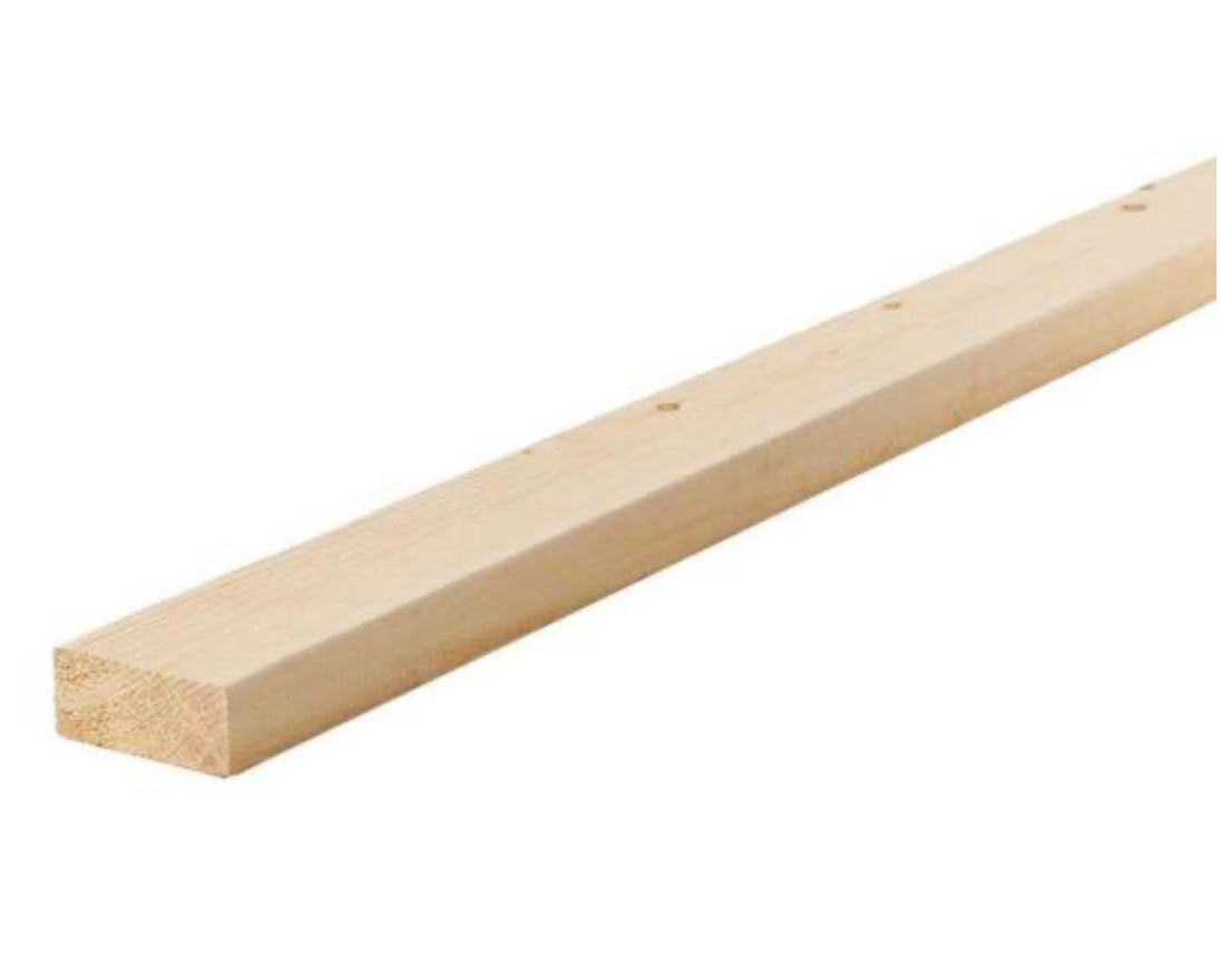 2 in. x 4 in. x 104-5/8 in. Prime Kiln-Dried Whitewood Stud