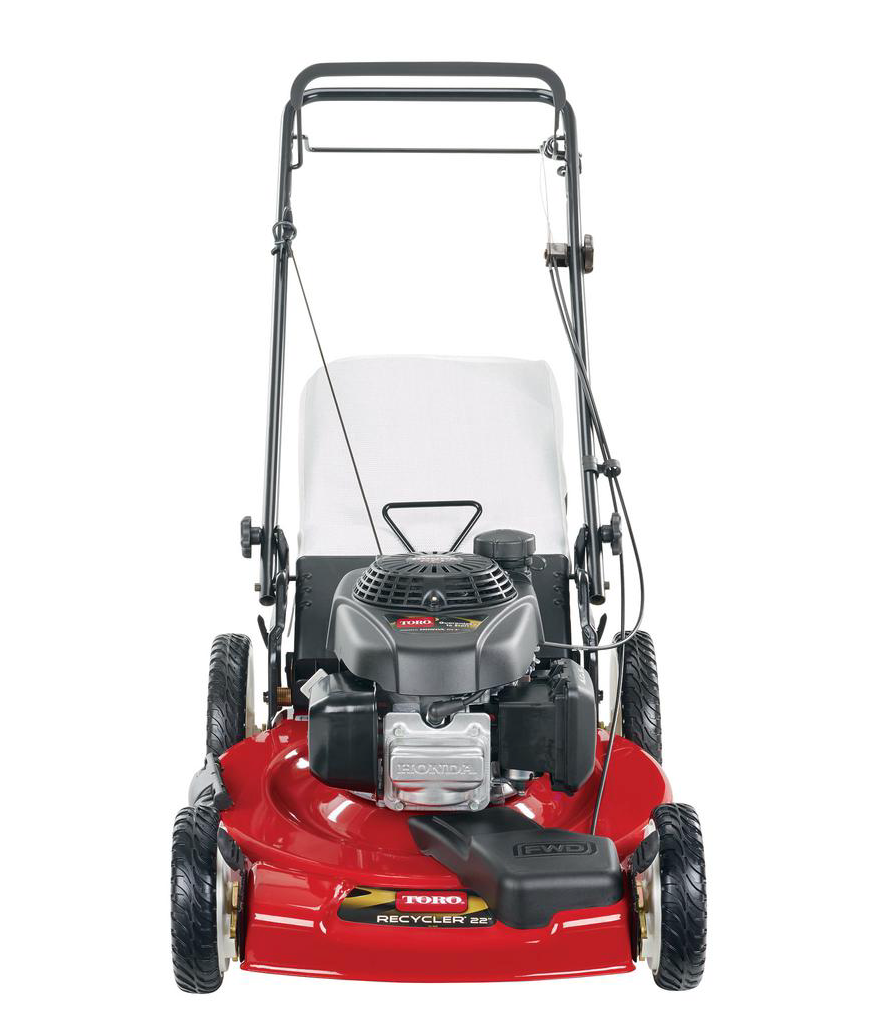 Honda all wheel drive push mower hot sale
