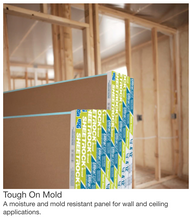 Load image into Gallery viewer, 1/2 in. x 4 ft. x 8 ft. UltraLight Mold Tough Drywall
