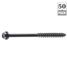 Load image into Gallery viewer, 3/16 in. 4 in. TimberLok Coarse Steel External Hex Drive, Hex Head Heavy-Duty Wood Screws (50-Pack)
