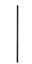 Load image into Gallery viewer, 26 in. x 3/4 in. Black Pearl Matte Steel Round Baluster
