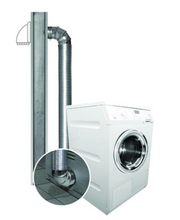 Load image into Gallery viewer, 4 in. x 8 ft. All Metal Dryer Vent Hook-Up Kit
