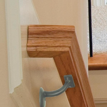 Load image into Gallery viewer, 601-B-MD Brushed Nickel Stair-Rail Wall Bracket
