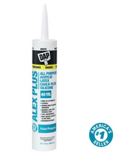 Load image into Gallery viewer, Alex Plus 10.1 oz. White Acrylic Latex Caulk Plus Silicone (12-Pack)
