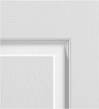 Load image into Gallery viewer, Masonite Traditional 28-in x 80-in 6-Panel Hollow Core Primed Molded Composite Right Hand Inswing/Outswing Single Prehung Interior Door
