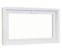Load image into Gallery viewer, 30.75 in. x 14.75 in. White Hopper Vinyl Window
