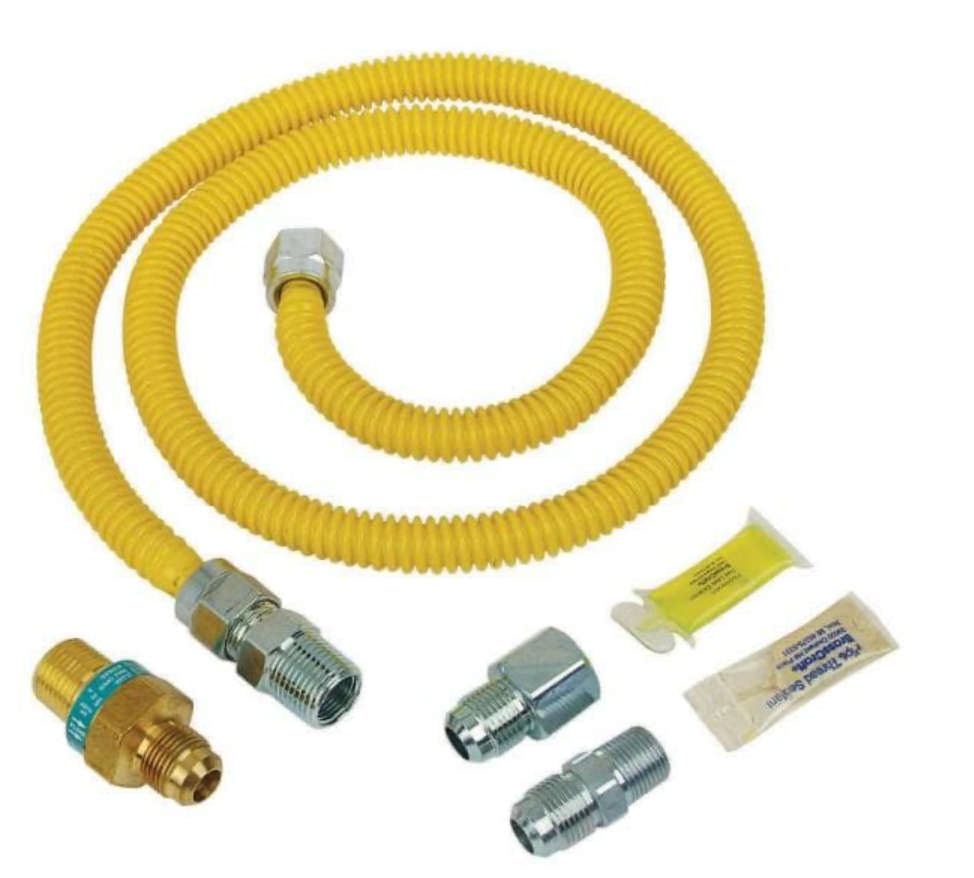 Safety+PLUS2 (1/2 in. O.D.) Gas Dryer and Range Installation Kit w/ Thermal Excess Flow Valve (60,500 BTU)