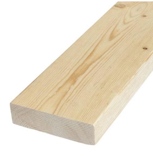 1 in. x 12 in. x 8 ft. Premium Kiln-Dried Square Edge Whitewood