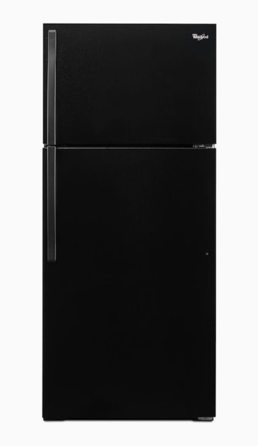 14.3-cu ft Top-Freezer Refrigerator (Black)