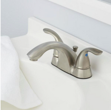 Load image into Gallery viewer, Builders 4 in. Centerset 2-Handle Low-Arc Bathroom Faucet
