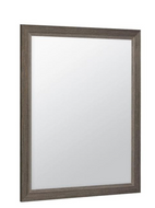Shaila 24 in. x 31 in. Single Framed Vanity Mirror in Silverleaf