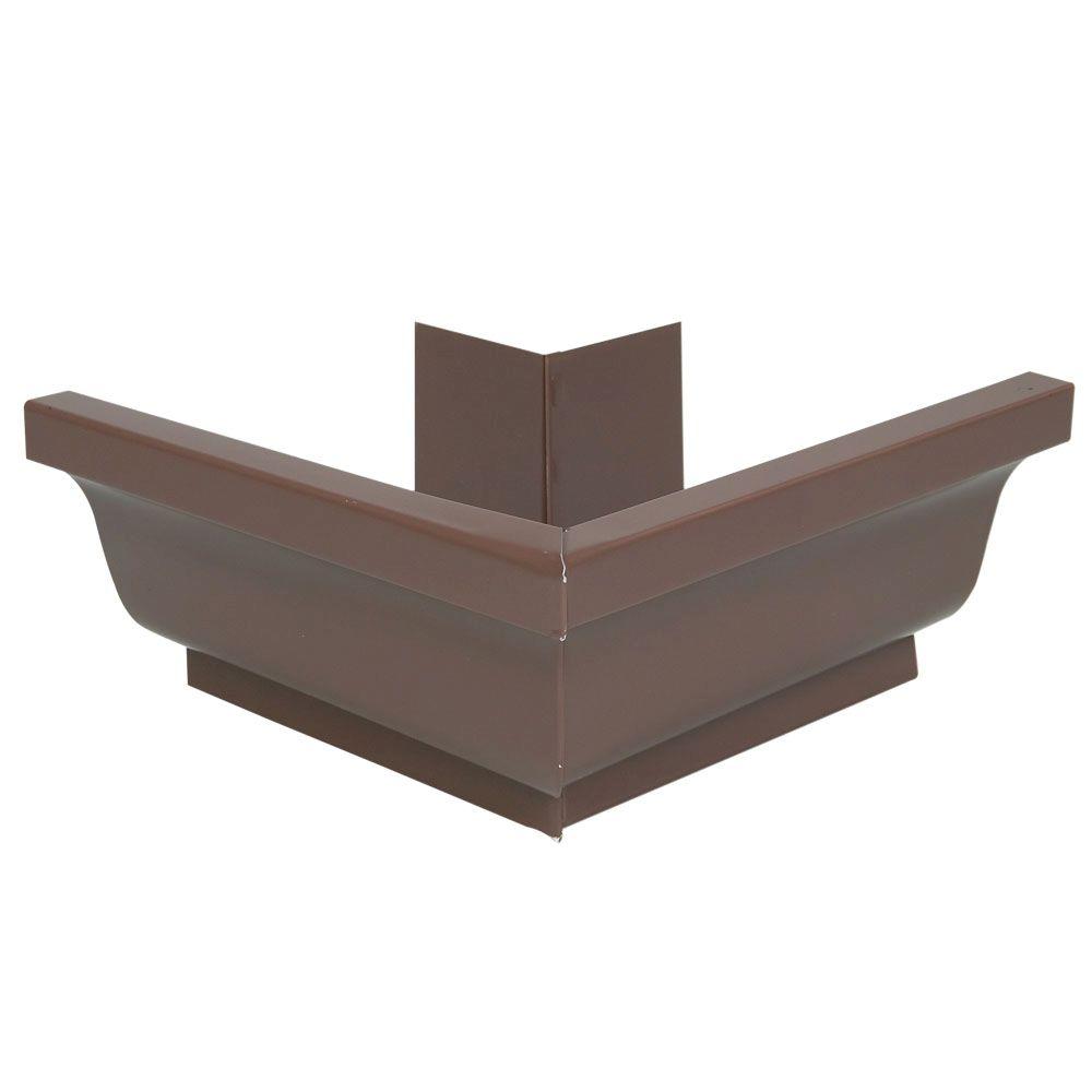 5 in. Aluminum Outside Mitre Brown - Denali Building Supply