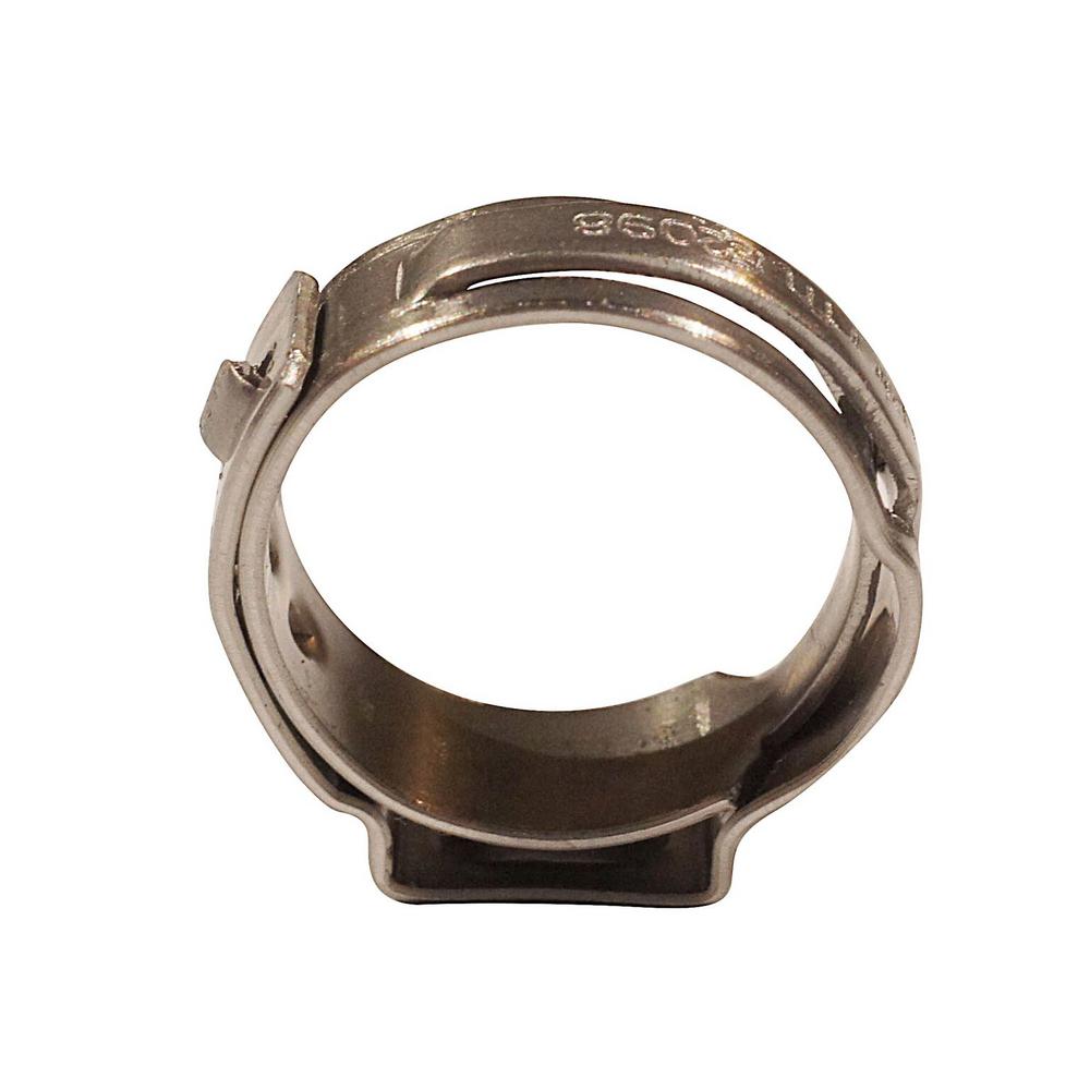 1/2 in. Stainless Steel PEX Barb Pinch Clamp (10-Pack) - Denali Building Supply