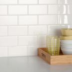 Load image into Gallery viewer, Restore Bright White 3 in. x 6 in. Ceramic Modular Wall Tile (12.5 sq. ft. / Case)
